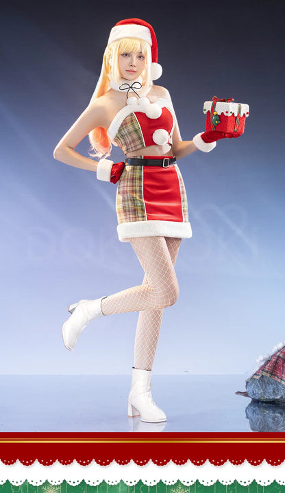 IN STOCK Kitagawa Marin Cosplay Costume Anime【S-3XL】DokiDoki-R Women Sexy Dress Christmas Cosplay Hat Plus Size