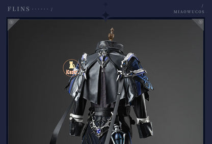 Genshin Impact Kyryll Chudomirovich Flins Cosplay Costume Wig Uniform Game Cos Outfit Halloween Party for Women Men Carnival Set