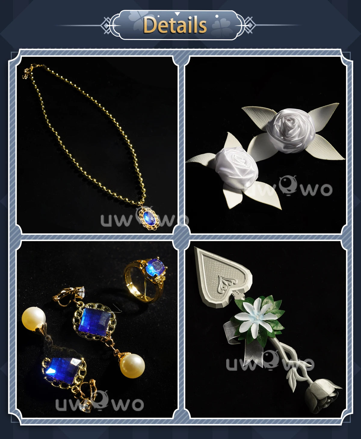 UWOWO Collab Series: Game Identity V Bloody Queen Mary Cosplay Costume Women Cosplay Outfit