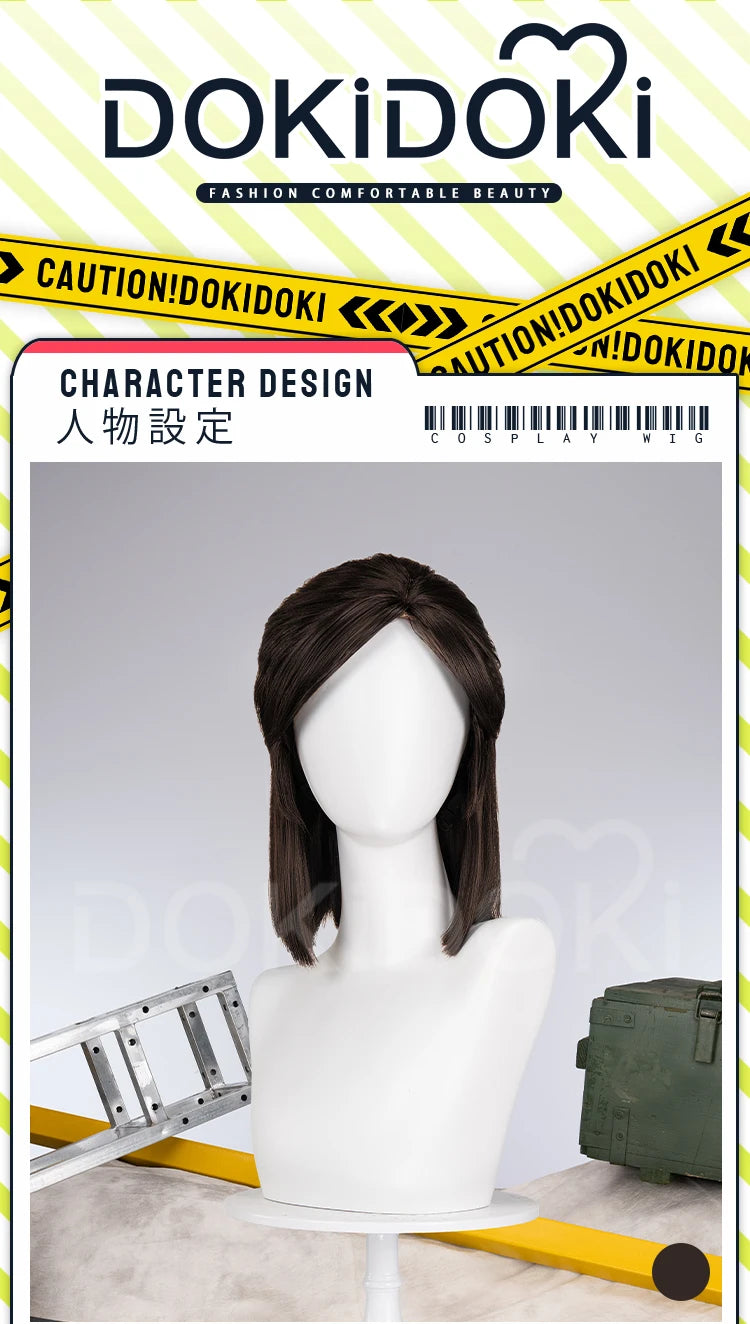 Ishaa Ekkoo Maddiee Aniviaa LeBlancc Cosplay Wig Game Anime DokiDoki Women Men Short Hair Ishaa Cosplay Free Wig Cap