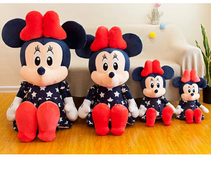 Disney 95cm Plush Star Mickey Minnie Toy Large Couple Mickey Mouse Pillow Kids Stuffed Doll Birthday Xmas Gift for Children