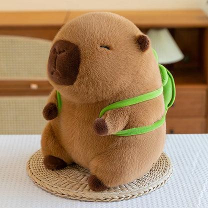 Cute Hat Dolphin Cloth Doll Plush Toy Capibala Backpack Turtle Room Decoration Sofa Cushion Girls Children's Day Gift Cloth Doll