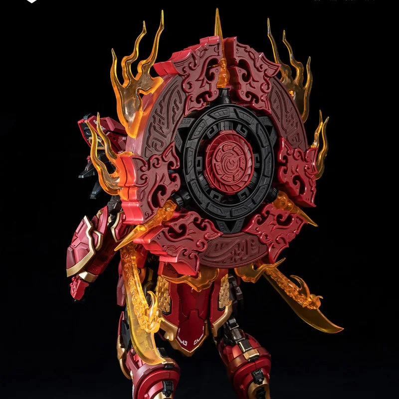 【In Stock】Wanqing Model Chinese Zodiac Mecha Blazing Chenlong Posable Assembly Model With Alloy Inner Frame Display Figurine Toy