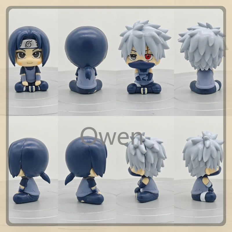 Popular Big Head Anime Naruto Shippūden Figurine Uchiha Itachi Action Figure PVC Q Version Collection Model Decoration Toy Gift