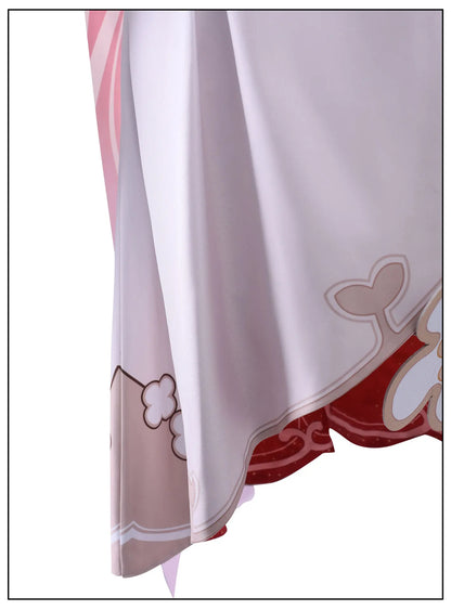 Honkai Star Rail Tribbie Cosplay Costume Wig Dress Uniform Headwear Wings Halloween Party for Women Girls Carnival Game Props