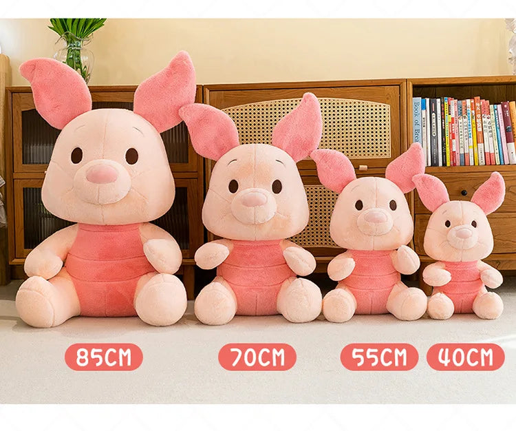 55/70/85cm Big Size Disney Piglet Kawaii Anime Plush Stuffed Doll Cartoon Room Decoration Plush Pillow Children's Holiday Gifts