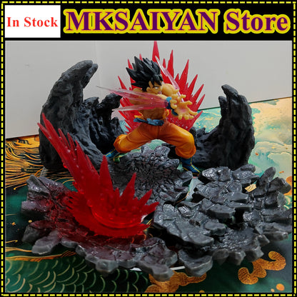 DBZ Son Goku Kamehameha Anime Figure Toys PVC Model Collection Dragon Ball Z DIY Effects Action Figurine Gift