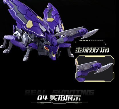 Axeetle TA-HCZ002 Series Hero Class Action Figure Transformable Rhinoceros Beetle Mecha Articulated Assembly Model Toy Fun Gifts