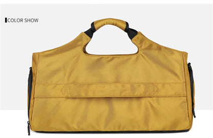 Gym Sports Bag for Men Waterproof Travel Fitness Duffle with Shoe Pocket Shoulder Tote Outdoors Weekend Luggage