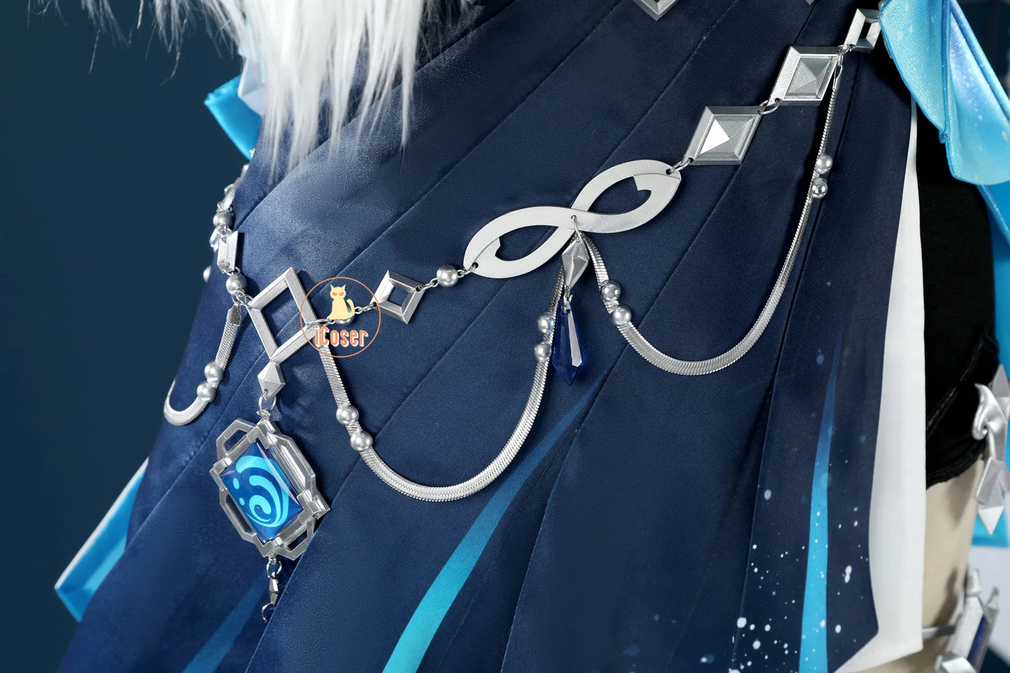 Genshin Impact Yelan Tranquil Banquet Cosplay Costume Wig Dress New Skin Uniform Outfit Halloween Party for Women Girls Props