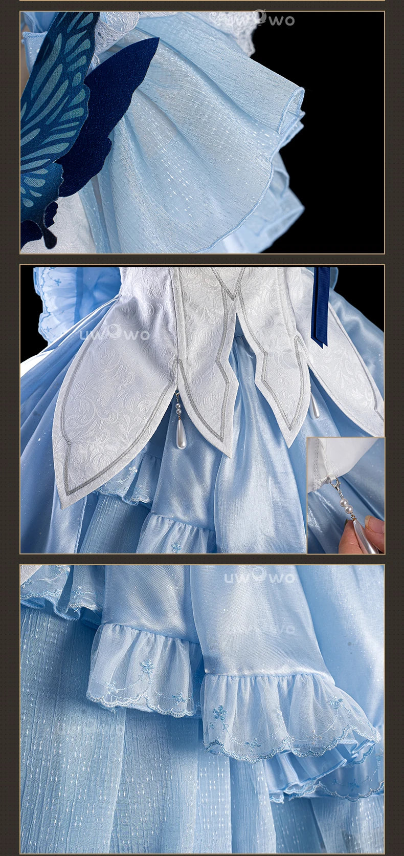 IN STOCK UWOWO Shorekeeper Cosplay Game Wuthering Waves Shorekeeper Dreamtide Fanart Cosplay Costume Halloween Costume