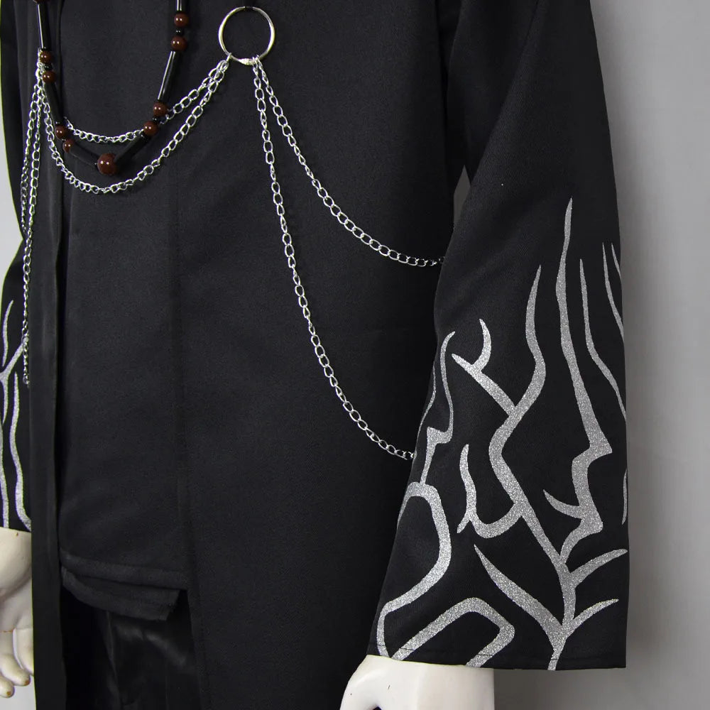 Anime KPop Demon Hunters Jinu Saja Cosplay Costume Saja Boys Black Stage Performance Outfit Baby Saja Halloween Party Women Men