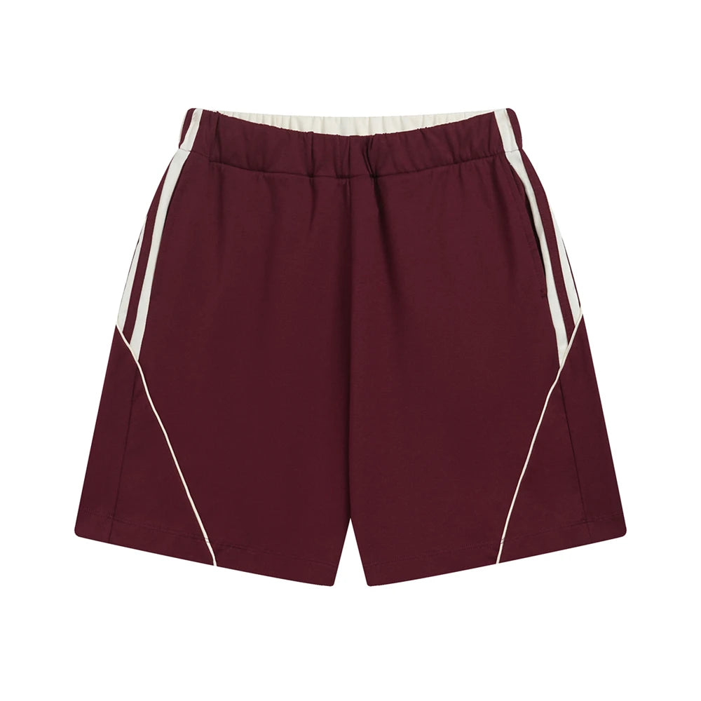 ZODF Fashion Men Summer 250gsm Patchwork Shorts Unisex High Street Loose Fit Quick Dry Sport Shorts Brand Streetwears HY1049