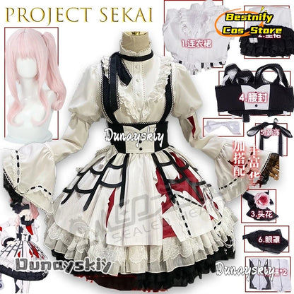 BProject Sekai Akiyama Mizuki Costume Set Polyester Women