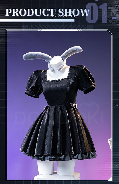 IN STOCK Mizi Sua Cosplay Costume Anime Alien Stage DokiDoki-R Women Sexy Costume Third Anniversary Rabbit Cafe Dress Cosplay
