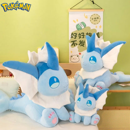 30-60CM Big Size Pokemon Plushies Vaporeon Kawaii Peluche Cartoon Anime Stuffed Animal Comfortable Soft Doll Children Toy Gift