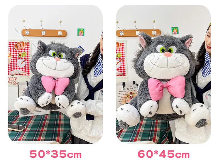 50/60/80cm Super Big Size Lucifer Disney Kawaii Anime Plush Stuffed Doll Cartoon Decoration Plush Pillow Children's Holiday Gift