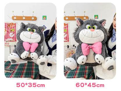 50/60/80cm Super Big Size Lucifer Disney Kawaii Anime Plush Stuffed Doll Cartoon Decoration Plush Pillow Children's Holiday Gift