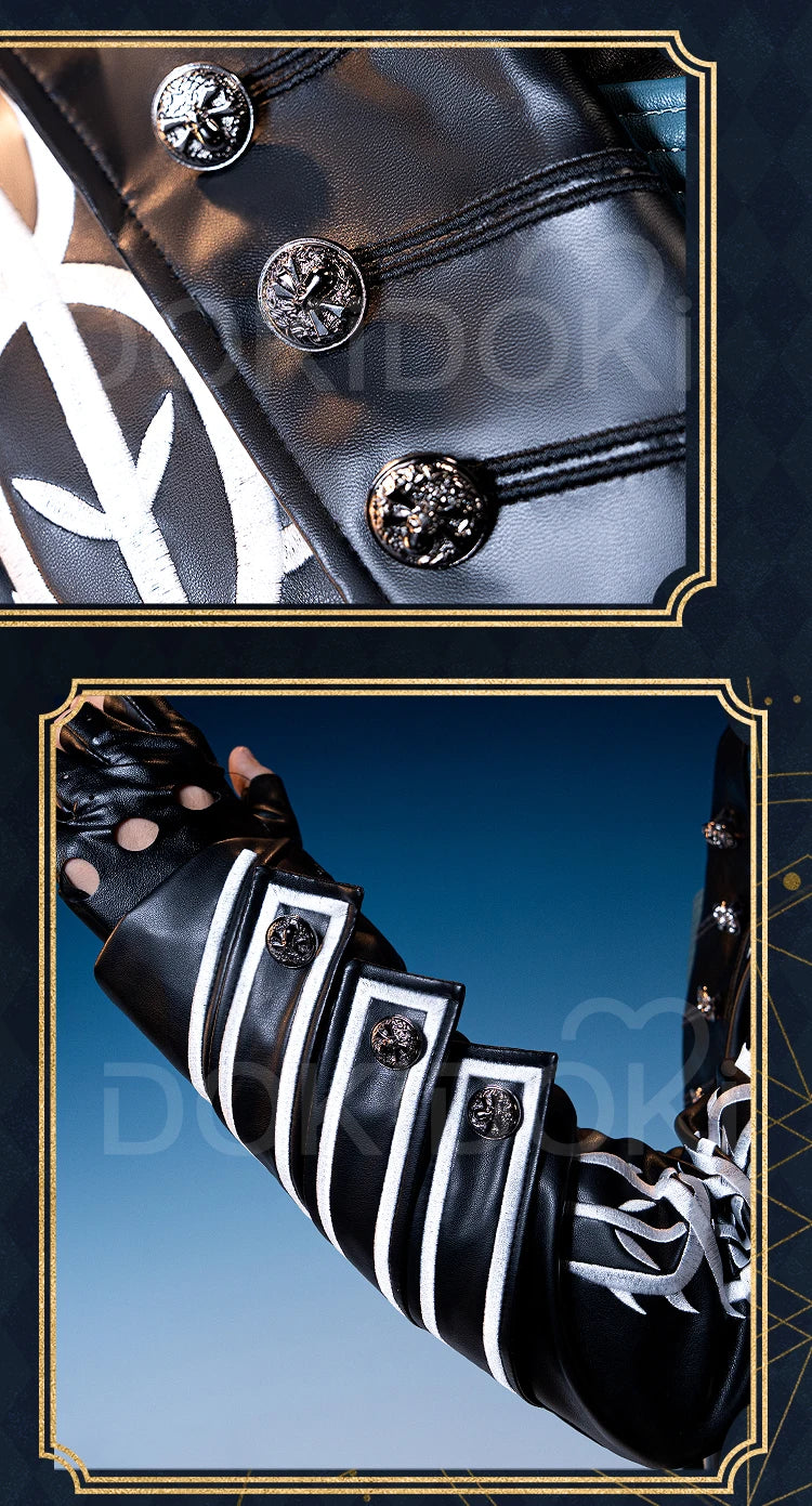 IN STOCK Vergil Cosplay Cotsume Game Cosplay【S-3XL】DokiDoki-R Vergil Nelo Angel Slayer Men Halloween Plus size