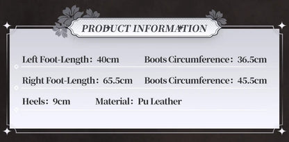 Acheron Cosplay Shoes Game Honkai: Star Rail Cosplay DokiDoki-SR Honkai Female Cosplay Acheron Shoes Boots