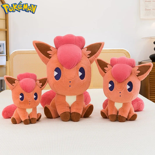 35/45/65CM Big Size Pokemon Vulpix Plushies Cartoon Anime Peluche Stuffed Animal Comfortable Soft Doll Kawaii Ornament Gifts