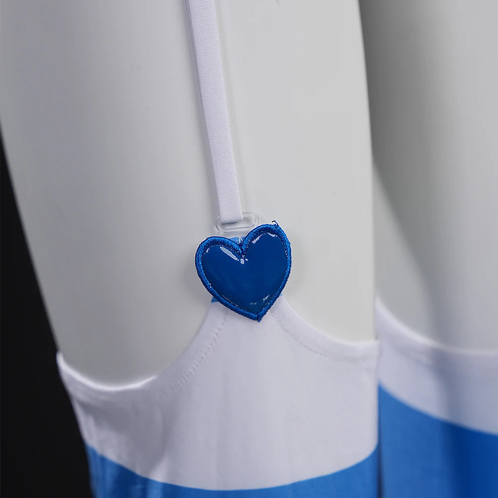 Anime New Panty Stocking with Garterbelt Stockiel Anarchy Stocking Cosplay Costume Angel Skirt Wings Halloween for Women Girls