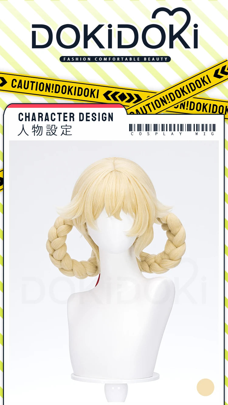 IN STOCK Ineffa Nefer Jahoda Flins Wig Game Genshin Impact DokiDoki Men Gradient Deying Hair Flins Cosplay Free Cap Halloween