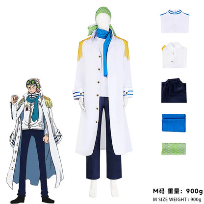 One Piece Koby Cosplay Costume Adult Polyester Uniform