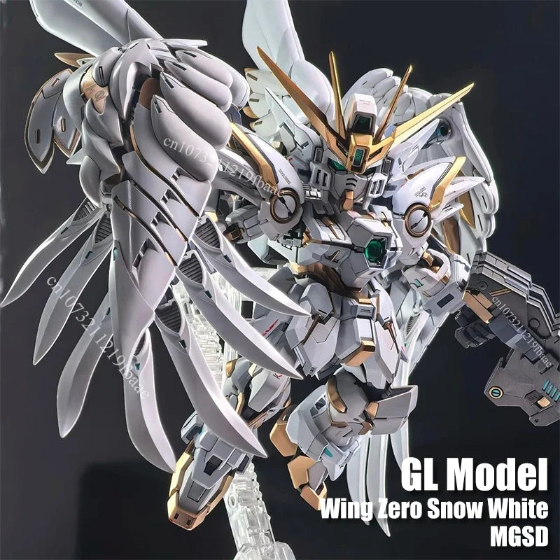 GL Model Wing Zero Snow White EW MGSD XXXG-00W0 Assembly Model Kit Toys Action Figures Model Kits Robot Plastic Hobby Kids Gift