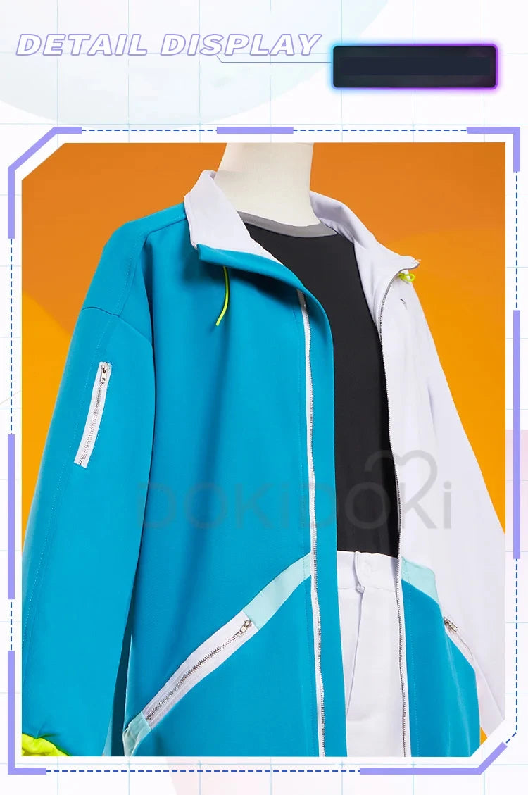 Shiraishii Ann Cosplay Game Cosplay 【S-3XL】DokiDoki-R Women Daily Costume Coat Casual Wear Shiraishii Ann Cosplay Plus Size