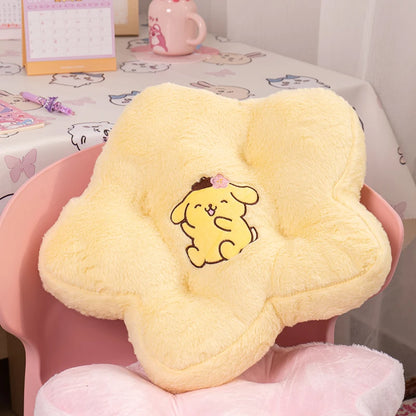 Sanrio Thickened Sitting Cushion Chair Floor My Melody Cinnamoroll Seat Cushion Cartoon Japanese Style Back Cushion Girl