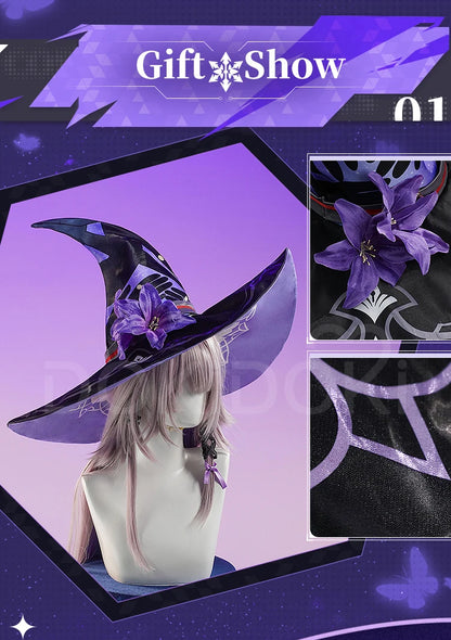 IN STOCK The Herta Cosplay Costume Game Honkai: Star Rail DokiDoki-SR HSR Women Cosplay The Herta Halloween Costume Wig