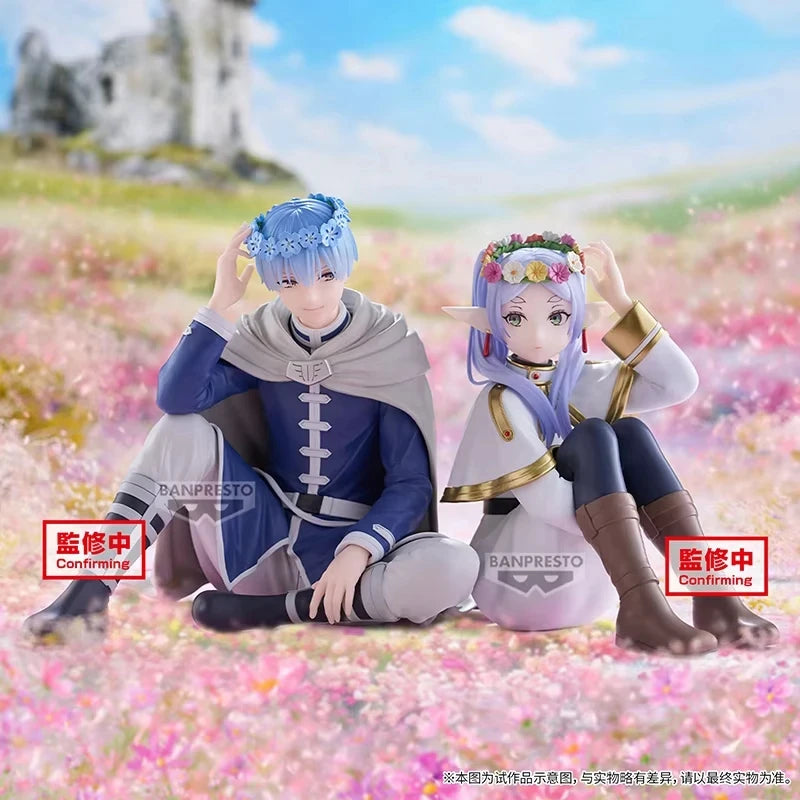 Bandai In Stock Original Beyond Journey's End Espresto -Flower Crown- Frieren Himmel Anime Action Figures Model Toy