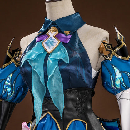 Honkai Star Rail Cerydra Cosplay Costume Wig Dress Uniform Crown Wings Headwear Halloween Party for Women Girls Carnival iCoser