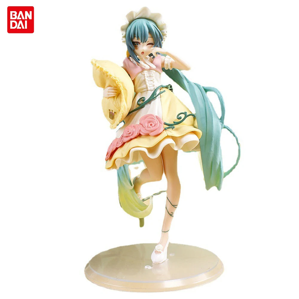 Hatsune Miku Anime Figure Fairy Mirror Sleeping Beauty Car Ornament Model Decoration Toy Birthday Gift - No Box
