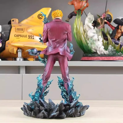 25cm One Piece Sanji Anime Figure Fashion Show Sanji Figurine Pvc Model Statue Doll Decoration Collection Ornaments Toys Gift
