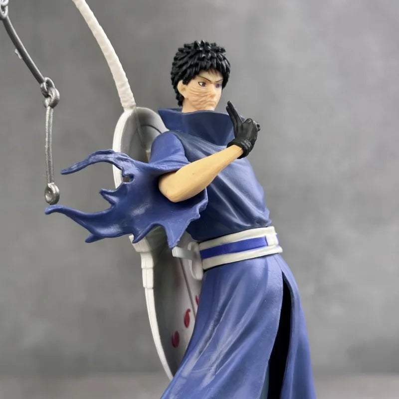 New Naruto Anime Figures Uchiha Obito Standing Posture Double Headed Sculpture Action Doll Pvc Model Statue Ornament Toys Gifts