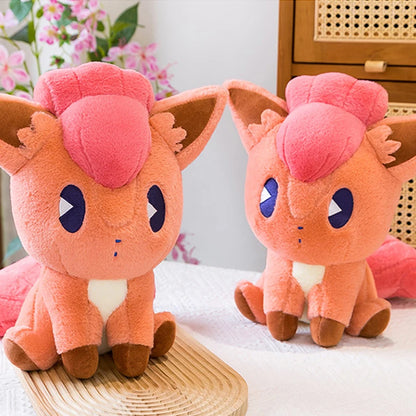 35/65cm Vulpix Pokemon Plush Toys Anime Doll Cartoon Fox Large Pokémon Plushie Kawaii Stuffed Gift for Kids Xmas Birthday