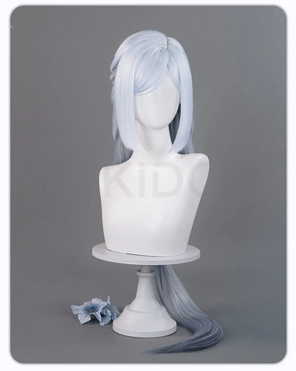 IN STOCK Frostflower Dew Shenhe Wig Game Genshin Impact Cosplay Wig DokiDoki Shen He Cosplay Lantern Rite New Skin Wig Free Cap