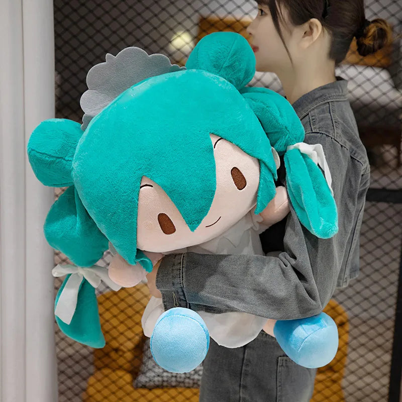 Lovely Hatsune Miku Fufu Plush Toys Preciality Classic Deep Sea Collection SEGA Hatsune Miku Stuffed Doll  Kids Xmas Gifts
