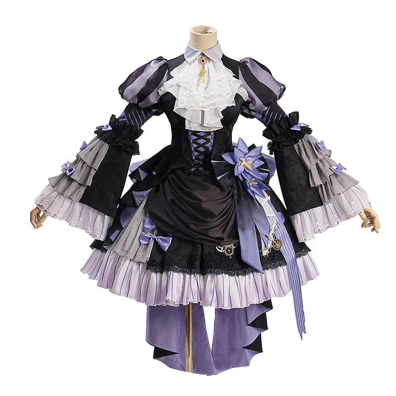 UWOWO Herta Cosplay Game Honkai Star Rail Fanart The Herta Lolita-Style Gown Cosplay Costume Halloween Costume