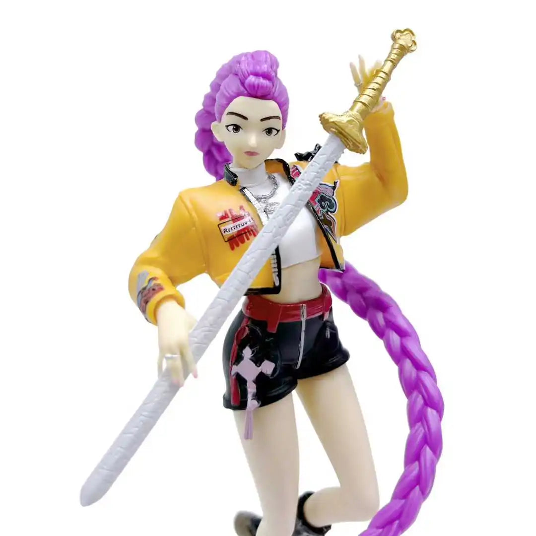 New Witch Hunter Team: Derpy Tiger Pet Rumi Anime Figure Peripheral, Desktop Decoration, Fan Gift