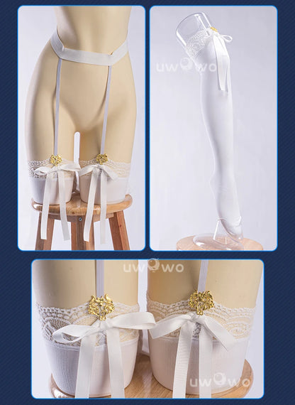 IN STOCK UWOWO Cheshire Cosplay Game Azurr Lanee Cheshire Default Cosplay Costume New outfit Halloween Costume