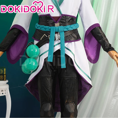 Sage Cosplay Costume Game Cosplay【S-2XL】DokiDoki-R Women White Costume Sage Cosplay Dress Plus Size Halloween