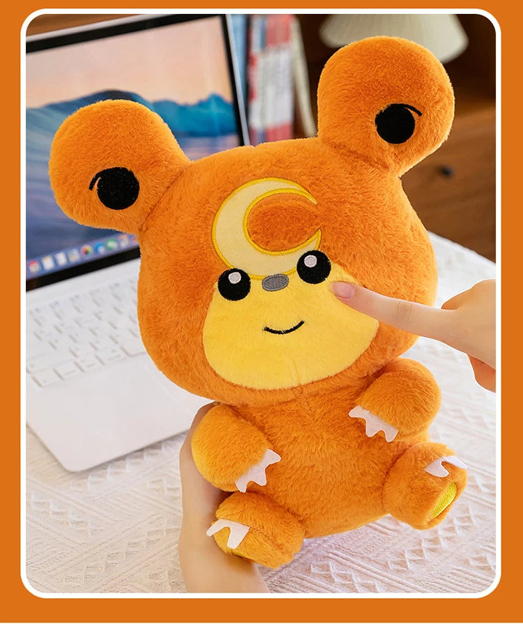 30/80cm Large Teddiursa Pokemon Plush Toys Anime Doll Cute Pillow Cartoon Giant Pokémon Plushie Stuffed Gift for Kids Christmas