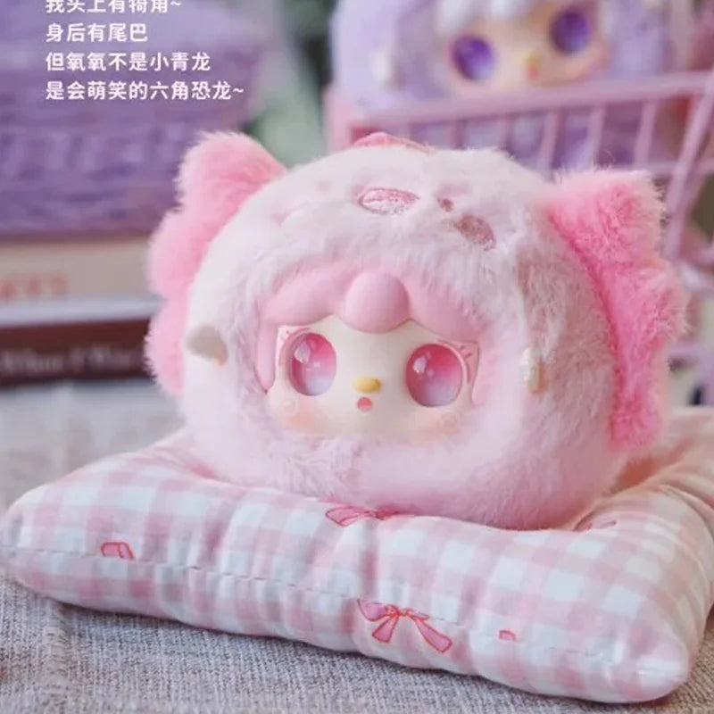 Yooki V6 Ocean Baby Series Vinyl Plush Blind Box Girl Bag Pendant Kawaii Figurine Fashion Decoration Gift - Random 2PCS