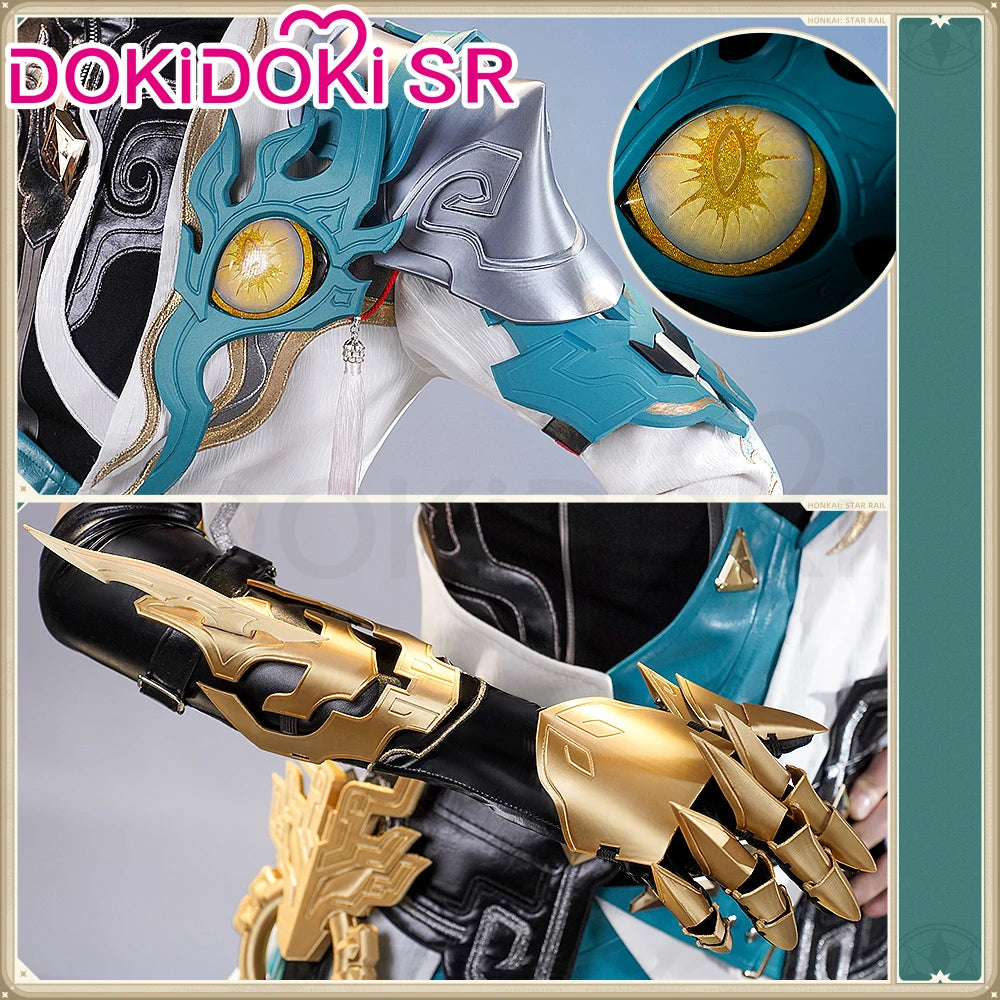 Dan Heng IL Permansor Terrae Cosplay Costume Game Honkai: Star Rail【S-2XL】DokiDoki-SR Danheng Tail Halloween Cosplay Plus Size