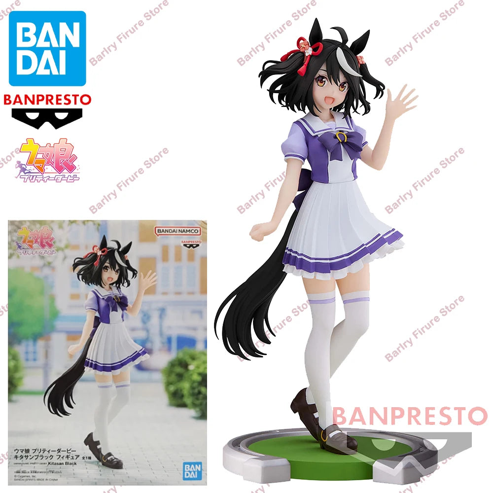 Bandai Banpresto Uma Musume Pretty Derby Kitasan Black 18cm PVC Model - 1-Kitasan
