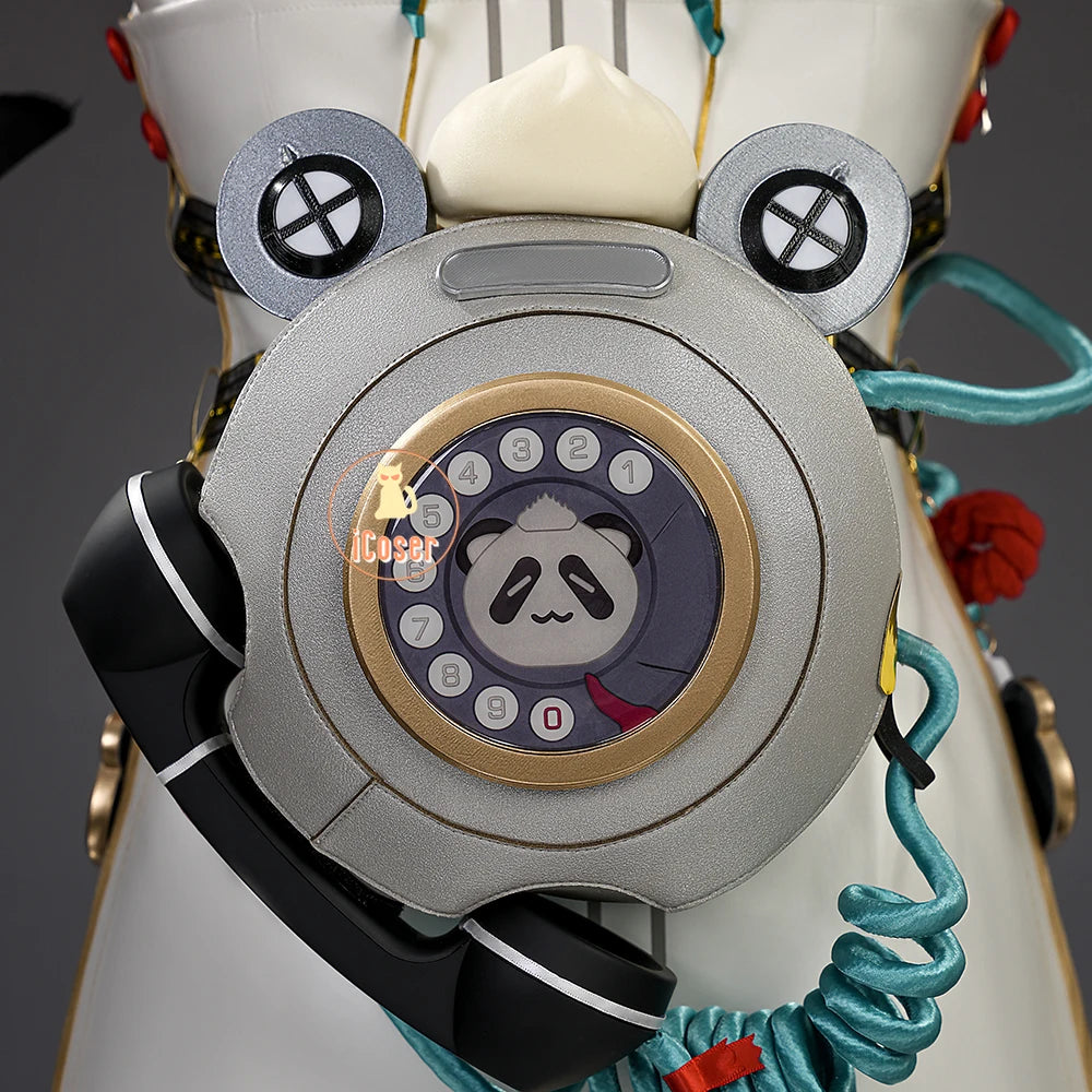 Zenless Zone Zero Dialyn Cosplay Costume Wig Uniform Earrings Headwear Krampus Compliance Authority Halloween Party for Women