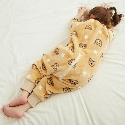 Baby Pajamas Newborn Boy Girl 6 to 9 12 18 24 Months Winter Pijamas One Pieced Warm Infantil Pijama Toddler Kids Blanket Sleeper